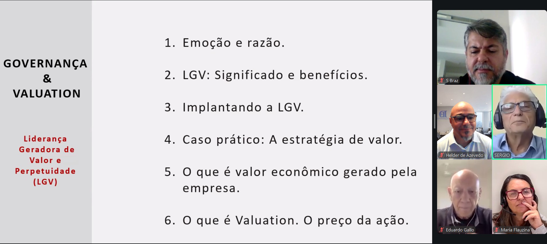 Governança & Valuation: workshop com consultoria online - Imagem 2
