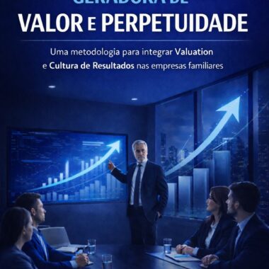 Capa do livro (e-book) "A Lidernança Geradora de Valor e Perpetuidade"